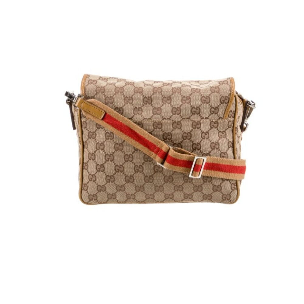 Gucci GG Canvas Front Flap Crossbody Bag - Picture 12 of 16